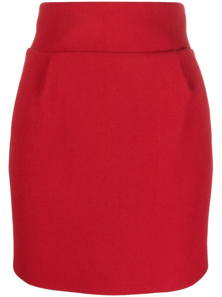  Alexandre Vauthier High-waist Fitted Skirt - Red 