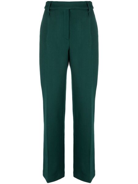  Alexandre Vauthier Houndstooth Wide-leg Trousers - Green 