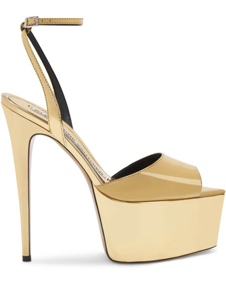  Alexandre Vauthier Open-toe Buckled Sandals - Gold 