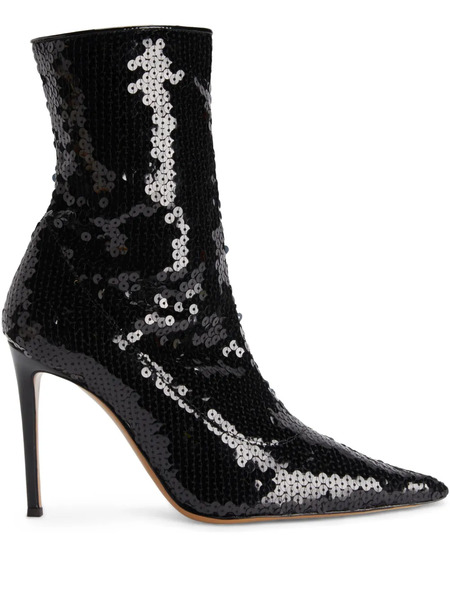  Alexandre Vauthier Sequin-embellished Boots - Black 