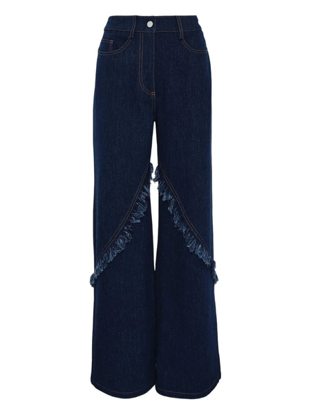  Alexis Braxten Fringed Trousers - Blue 