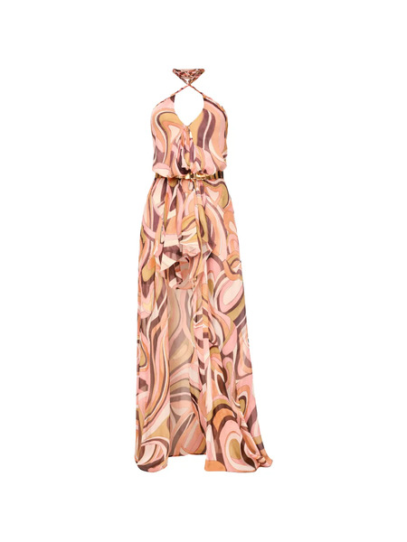  Alexis Gisela Halterneck Dress - Pink 