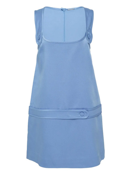  Alexis June Square-neck Mini Dress - Blue 