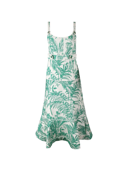  Alexis Kayleen Floral-pattern Maxi Dress - Green 