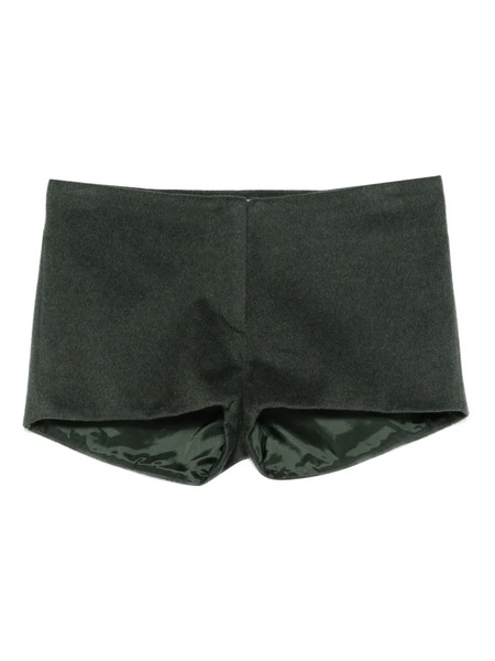  Alfie Fine-knit Mini Shorts - Green 