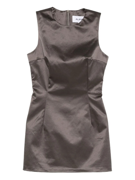  Alfie Nori Satin Mini Dress - Grey 