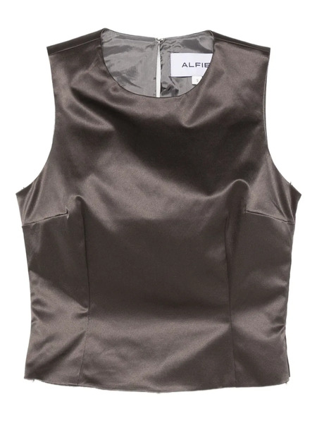  Alfie Nori Satin Tank Top - Grey 