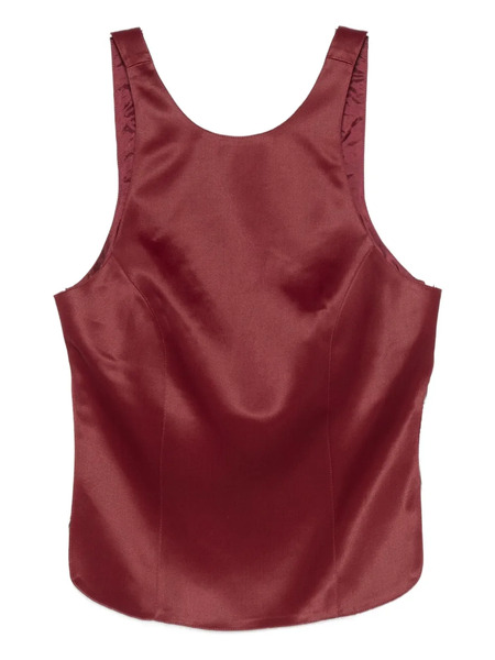  Alfie Open-back Tank Top - Red 