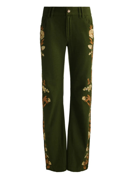  Alice + Olivia Akers Trousers - Green 