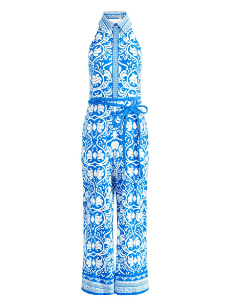  Alice + Olivia Alara Wide-leg Jumpsuit - Blue 