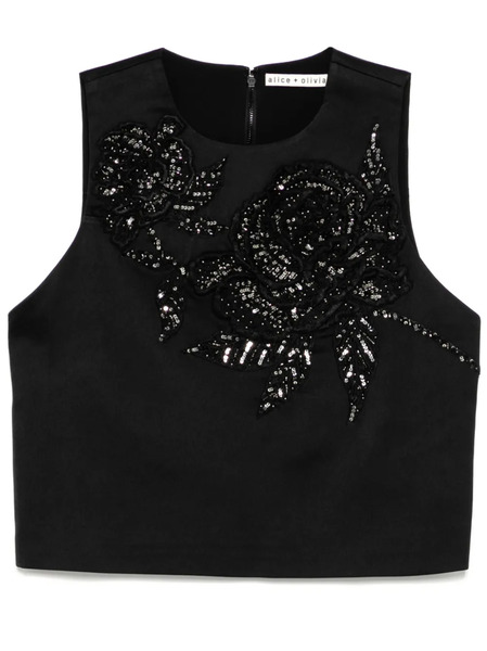  Alice + Olivia Amal Top - Black 