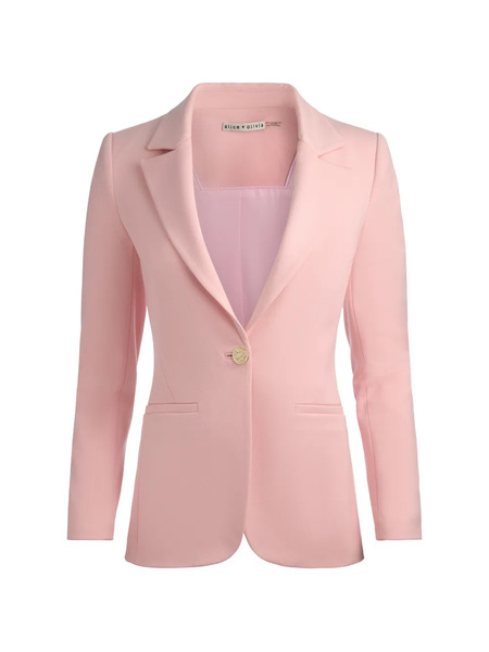  Alice + Olivia Blake Fitted Blazer - Pink 