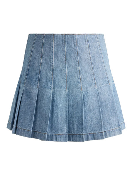  Alice + Olivia Carter Denim Skirt - Blue 