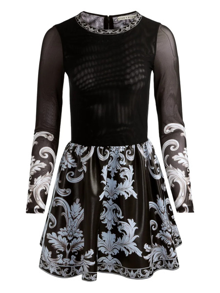  Alice + Olivia Chara Mini Dress - Black 