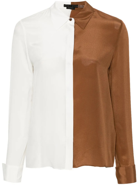  Alice + Olivia Colour-block Shirt - White 