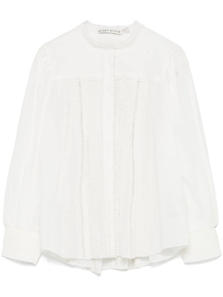  Alice + Olivia Cotton Blouse - White 