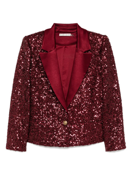 Alice + Olivia Devyn Blazer - Red 