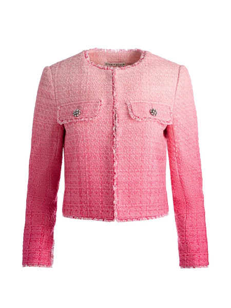  Alice + Olivia Dumont Tweed Jacket - Pink 