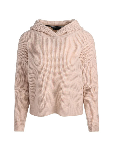  Alice + Olivia Emmanuelle Waffle-knit Hoodie - Neutrals 