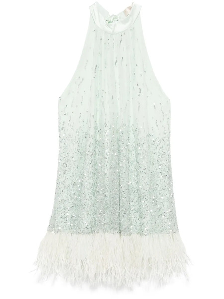  Alice + Olivia Erna Mini Dress - Green 