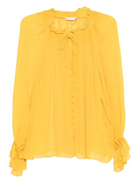  Alice + Olivia Josephine Blouse - Yellow 