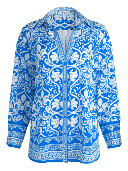  Alice + Olivia Kiva Shirt - Blue 