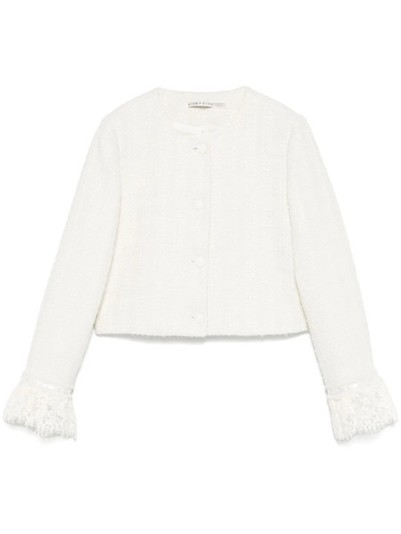  Alice + Olivia Millie Jacket - White 