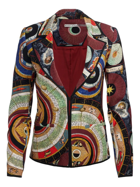  Alice + Olivia Mya Blazer - Red 