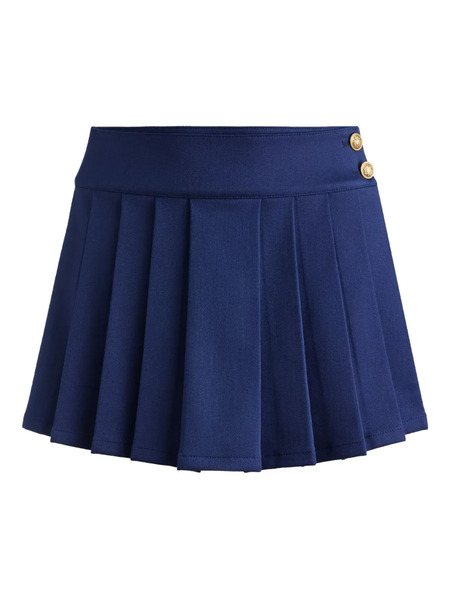  Alice + Olivia Noah Pleated Mini Skirt - Blue 