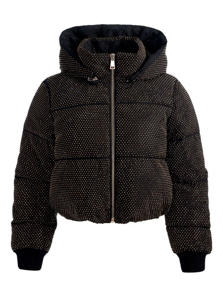  Alice + Olivia Robena Embellished Puffer Coat - Black 