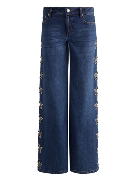  Alice + Olivia Star-embellishment Jeans - Blue 