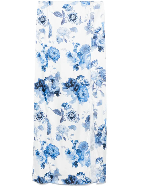  Alice + Olivia Stephine Maxi Skirt - White 