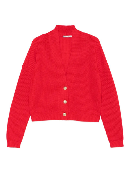 Alice + Olivia V-neck Cardigan - Red 