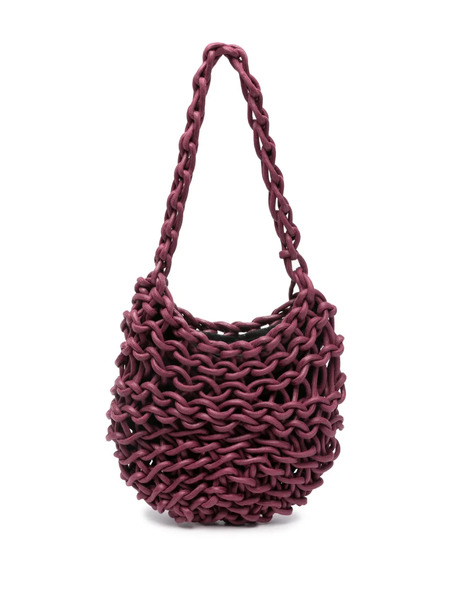  Alienina Alice Interwoven Shoulder Bag - Purple 