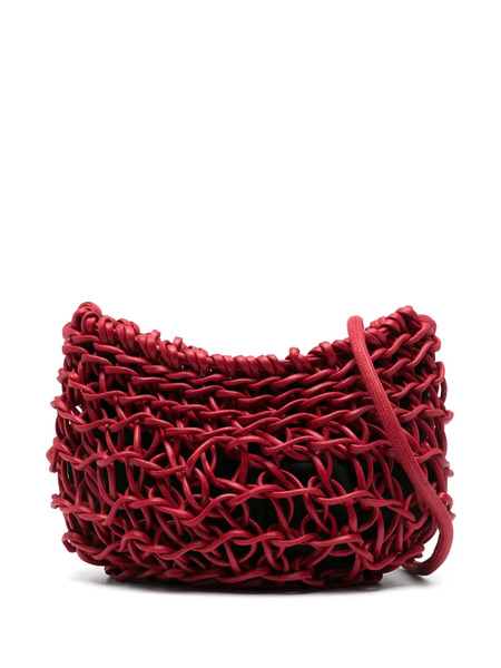  Alienina Cecilia Woven Shoulder Bag - Red 