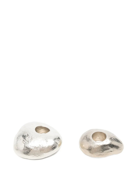  Alighieri Pebble Candlesticks - Silver 