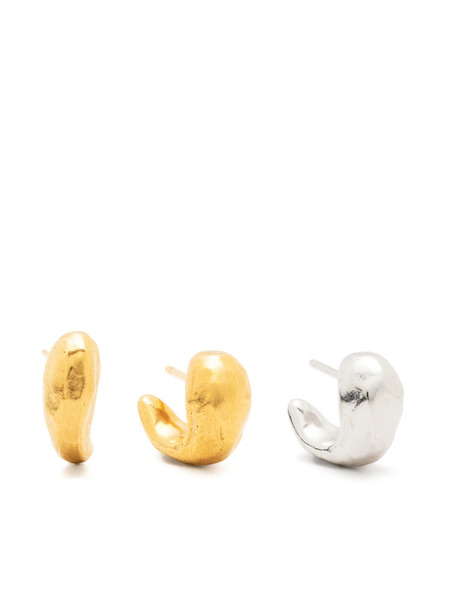  Alighieri The Raindrop Hammered Earrings - Gold 