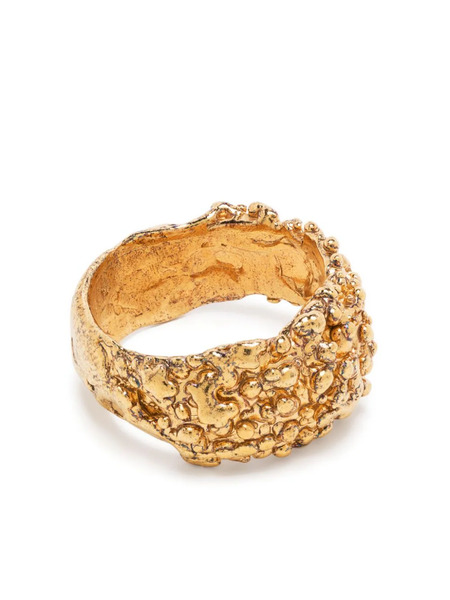  Alighieri The Rocky Road Sterling Silver Ring - Gold 