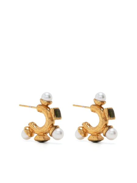  Alighieri The Traveller's Path Hoop Earrings - Gold 
