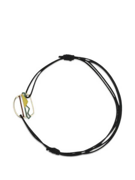  Aliita Hamburger Adjustable-cord Bracelet - Black 