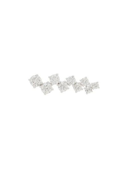  Alinka 18k White Gold Eva Diamond Left Ear Cuff - Silver 