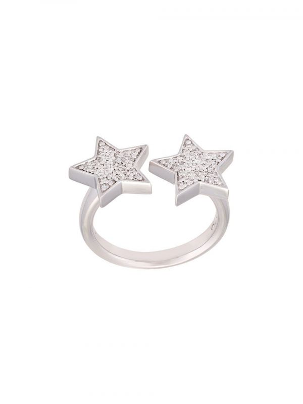  Alinka 'stasia' Diamond Double Star Ring - Metallic 