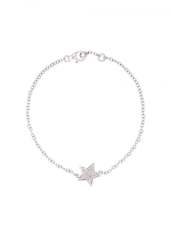  Alinka Stasia 18kt Gold Diamond Star Bracelet - Metallic 