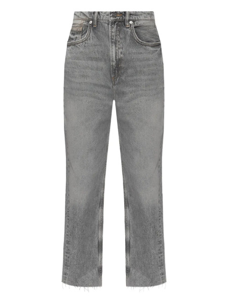  Allsaints Blake Frayed-hem Jeans - Grey 