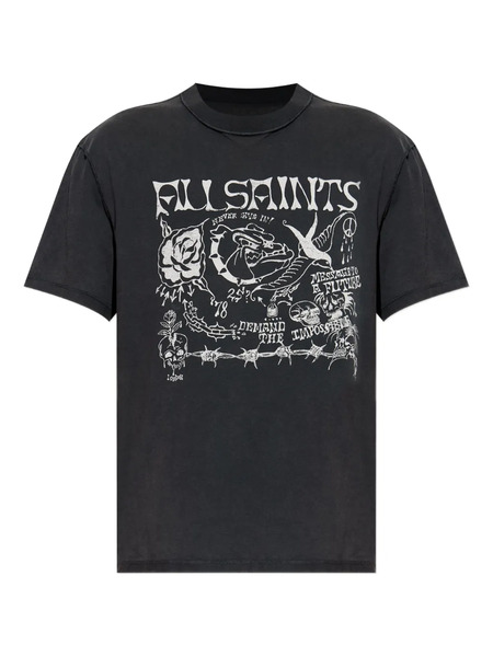  Allsaints Chingford Graphic T-shirt - Black 
