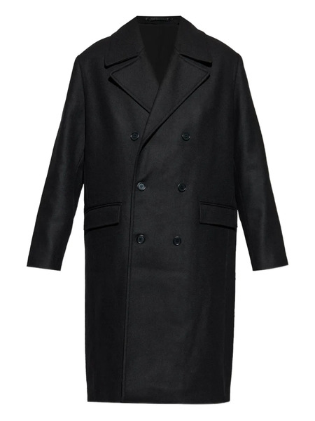  Allsaints Curran Double-breasted Coat - Black 