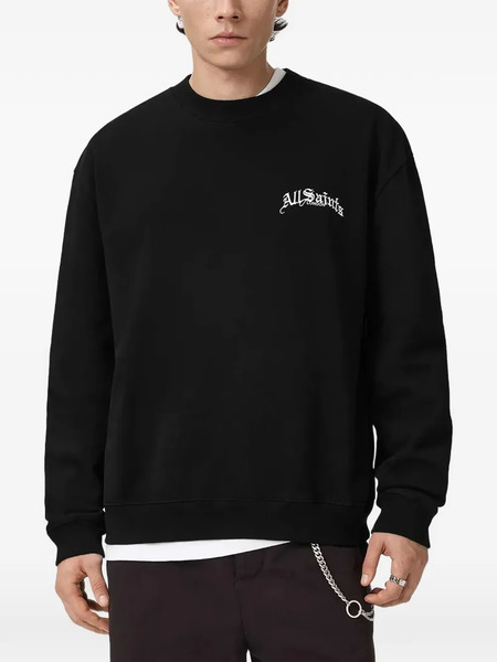  Allsaints Descent Logo Sweatshirt - Black 