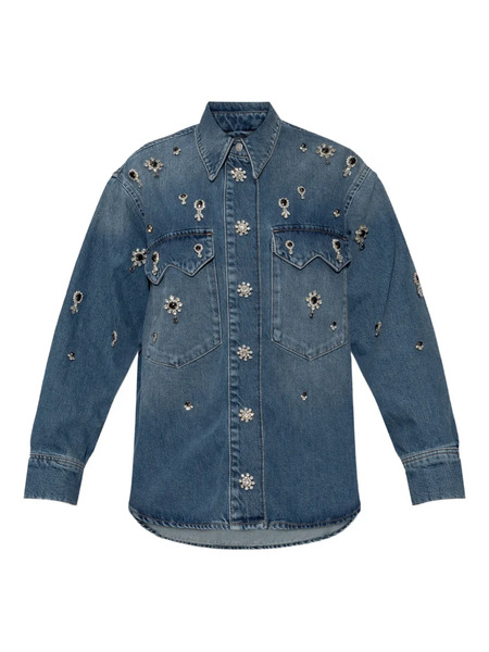  Allsaints Embellished Shirt - Blue 