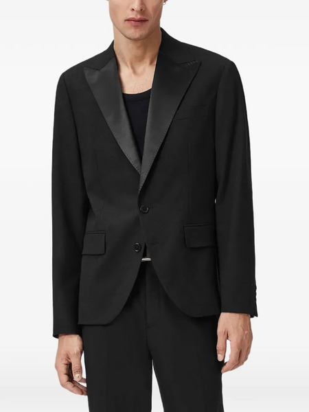  Allsaints Germain Single-breasted Blazer - Black 