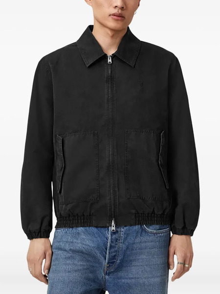  Allsaints Holman Ramskull Zip-up Jacket - Black 